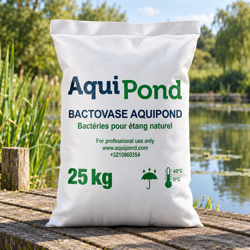Mise en scène illustrative du produit dans son environnement de bassin