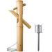 FOUDEBASSIN.COM AA BAMBOO - jeu d'eau cascade en bambou naturel incl. tuyau de raccord, blanc (Ø9 mm x L80 cm) - H70 x 23 x Ø8 cm 8711465080064 1308006