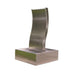FOUDEBASSIN.COM AA GENOVA - cascade Inox 304 de forme ondulée, 3400 l/h, socle H20 x 60 x 60 cm - H100 x 40 x 12 cm 8711465870535 1387053