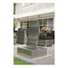 FOUDEBASSIN.COM AA GENOVA - cascade Inox 304 de forme ondulée, 3400 l/h, socle H20 x 60 x 60 cm - H100 x 40 x 12 cm 8711465870535 1387053