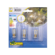 FOUDEBASSIN.COM Ampoule de rechange pour MultiBright Float 3 - 3 x G4 24 SMD blanc chaud avec 3 capuchons de protection en verre - Lumen 75, A+, 3 x 1,5 Watt 8711465581417 1358141