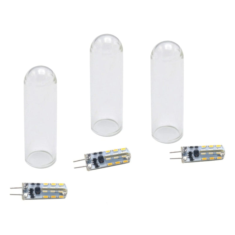 FOUDEBASSIN.COM Ampoule de rechange pour MultiBright Float 3 - 3 x G4 24 SMD blanc chaud avec 3 capuchons de protection en verre - Lumen 75, A+, 3 x 1,5 Watt 8711465581417 1358141