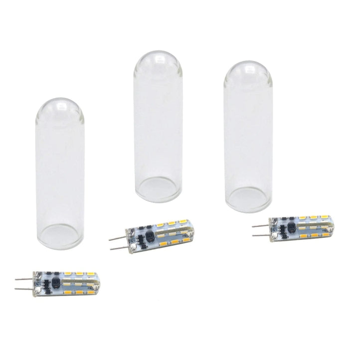 FOUDEBASSIN.COM Ampoule de rechange pour MultiBright Float 3 - 3 x G4 24 SMD blanc chaud avec 3 capuchons de protection en verre - Lumen 75, A+, 3 x 1,5 Watt 8711465581417 1358141