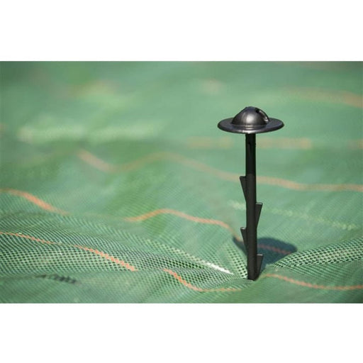 FOUDEBASSIN.COM Ancre crantée noire pour fixer film de plasticulture et toile de paillage - H20 cm - 10 x 8711338303894 6030389