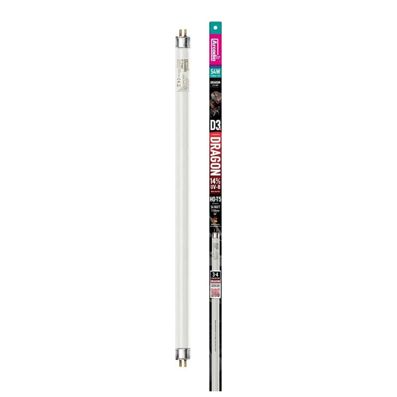 FOUDEBASSIN.COM ARCADIA D3+ DRAGON T5 LAMP 14% UVB 117CM 54 WATT 0844046012296 R2100410