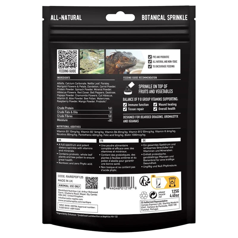 FOUDEBASSIN.COM ARCADIA EARTH PRO DRAGON FUEL 125 GRAM 0844046012166 R9100030