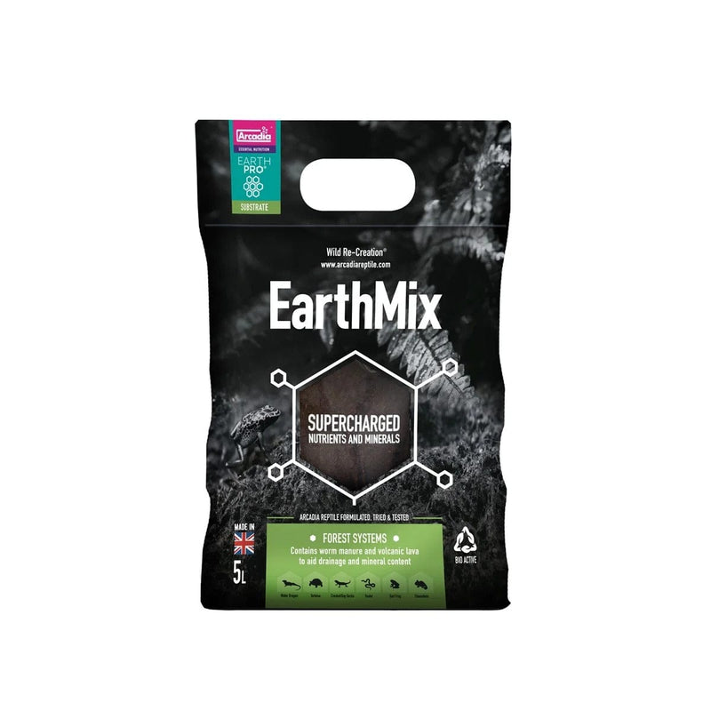 FOUDEBASSIN.COM Substrats pour reptiles ARCADIA EARTHMIX 5 LITRE 0844046001078 R4100020
