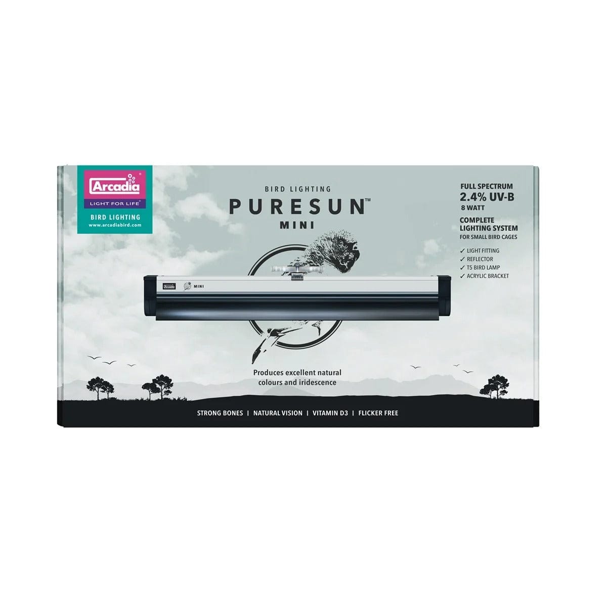 Vogellampen met UVB & daglicht kopen? Arcadia Vogellamp T8 UV lamp [120 cm / 36 Watt] | CFB36 | 830857000553