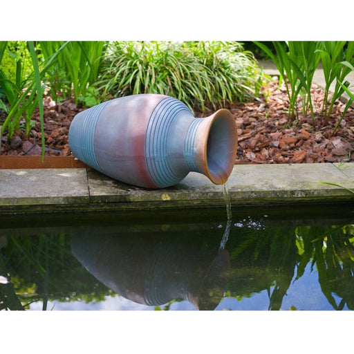 FOUDEBASSIN.COM ARGOS - amphore en polyrésine - 900 l/h, 5ml tuyau, coloris bleu/gris - H34 x 60 x 34 cm 8711465871617 1387161