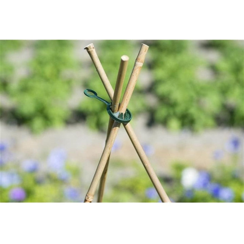 FOUDEBASSIN.COM Assembleur tuteur plastifié type "trépied" vert - Ø8 mm - 10 x 8711338401484 6040148