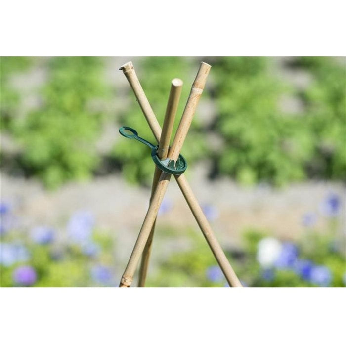 FOUDEBASSIN.COM Assembleur tuteur plastifié type "trépied" vert - Ø8 mm - 10 x 8711338401484 6040148