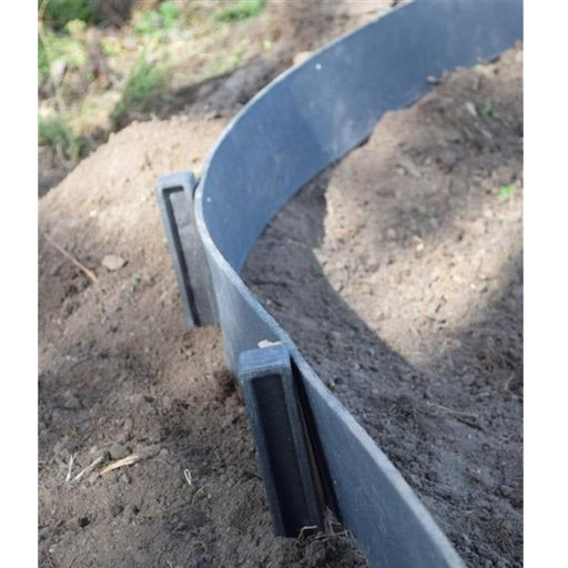 FOUDEBASSIN.COM Borderfix - bordure de jardin & bassin en PE/PP recyclé - épaisseur 7mm, rouleau - H14 cm x 15 m 8711465301008 1330100