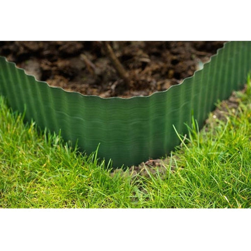 FOUDEBASSIN.COM Bordure à gazon PVC vert - H25 cm x 9 m 8711338406038 6040603