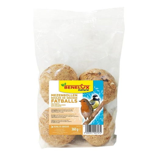 FOUDEBASSIN.COM Nourriture BOULES DE GRAISSE PAR 4 PIÈCES DE CACAHUÈTES SANS FILET 360G 5400351007072 17713