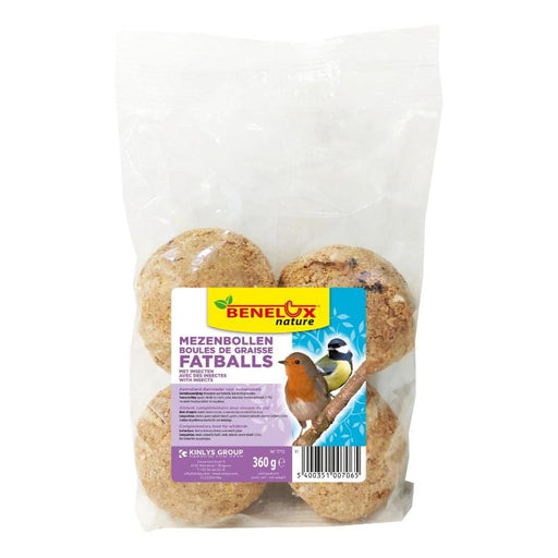 FOUDEBASSIN.COM Nourriture BOULES DE GRAISSE PAR 4 PIÈCES DE INSECTES SANS FILET 360G 5400351007065 17712