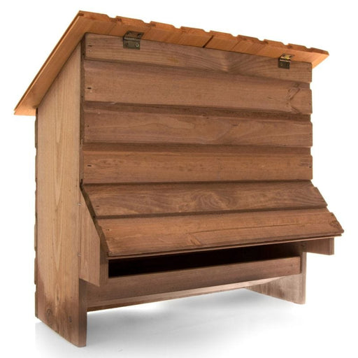 FOUDEBASSIN.COM Mangeoires & Abreuvoirs BOX D'ALIMENTATION EN BOIS-GRAND 5400351014209