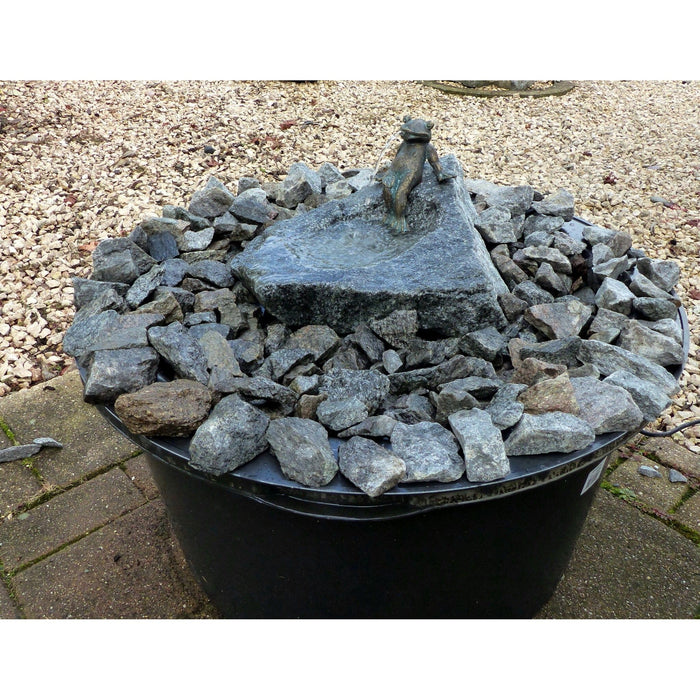 FOUDEBASSIN.COM Brunnen Set Frosch Heinrich entspannen 994337