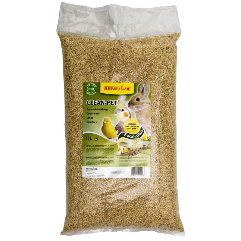FOUDEBASSIN.COM Couvre-Sol CLEAN-PET EUCALYPTUS 10 L FOND DE CAGE 5400351009953