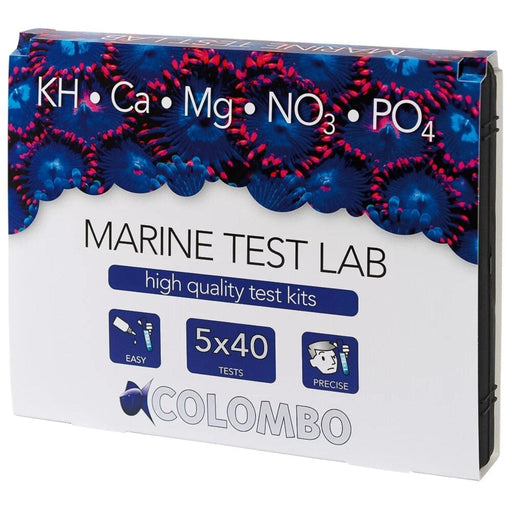 FOUDEBASSIN.COM COLOMBO MARINE TEST LAB (KH-CA-MG-NO3-PO4) 8715897282904 N5060625