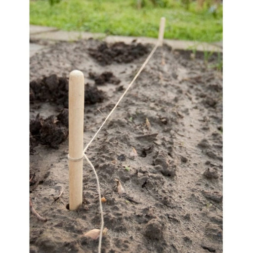 FOUDEBASSIN.COM Cordeau en bois FSC® - corde de 20 m - 2 piquets H30 x Ø1,8 cm 8711338203064 6020306