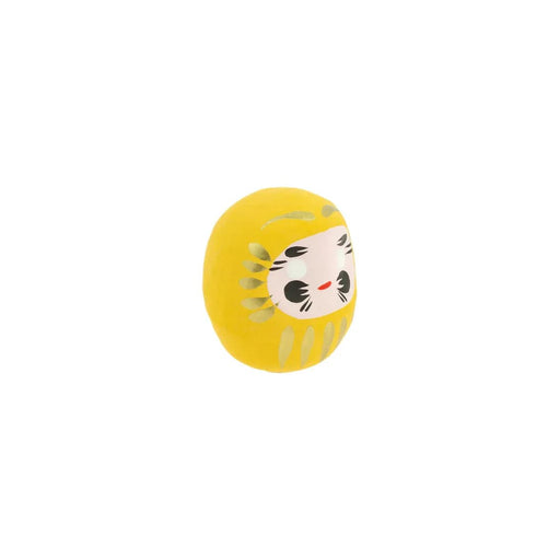 FOUDEBASSIN.COM Daruma Jaune - Petit, Prospérité - Fabriqué au Japon KP44