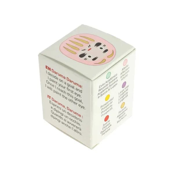 FOUDEBASSIN.COM Daruma Rose - Petit, Affection - Fabriqué au Japon KP41