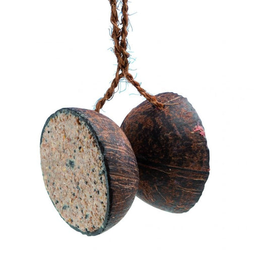 FOUDEBASSIN.COM Nourriture DEMI-NOIX DE COCO REMPLIES DE GRAINES/BAIES 5400351004507 17704