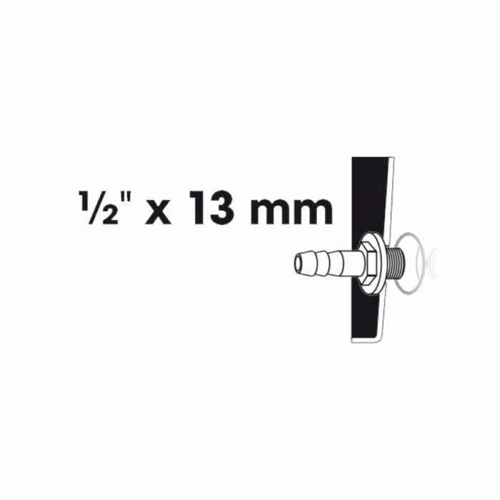 FOUDEBASSIN.COM Embout à olive filetage mâle 1 x Ø mm tuyau - Ø13 (½") x Ø13 (½") mm 8711465100380 1510038