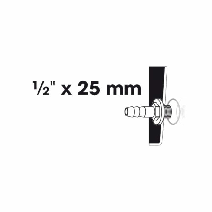FOUDEBASSIN.COM Embout à olive filetage mâle 1 x Ø mm tuyau - Ø13 (½") x Ø25 (1") mm 87114651003403 1510040