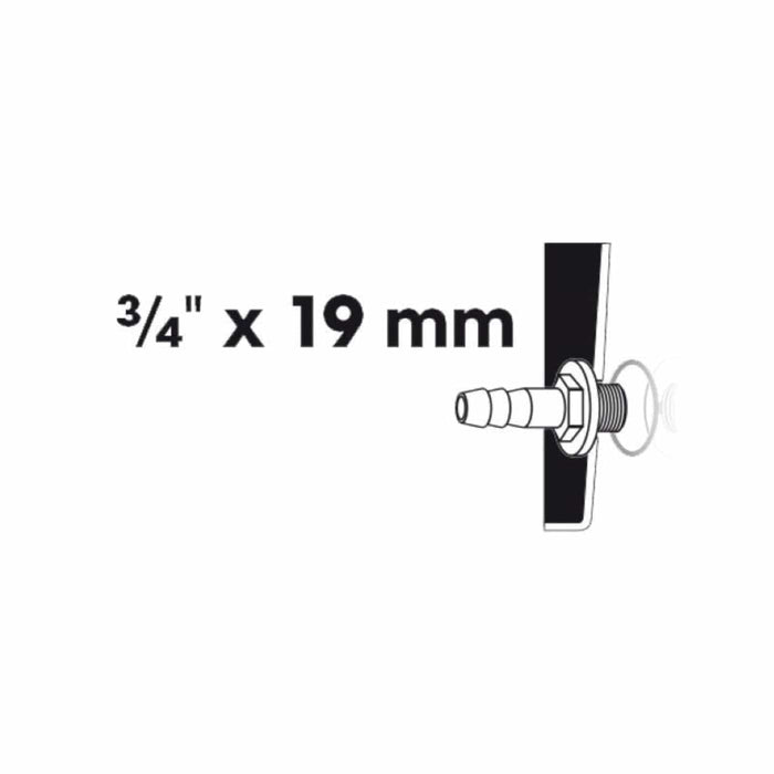 FOUDEBASSIN.COM Embout à olive filetage mâle 1 x Ø mm tuyau - Ø19 (¾") x Ø19 (¾") mm 8711465100427 1510042