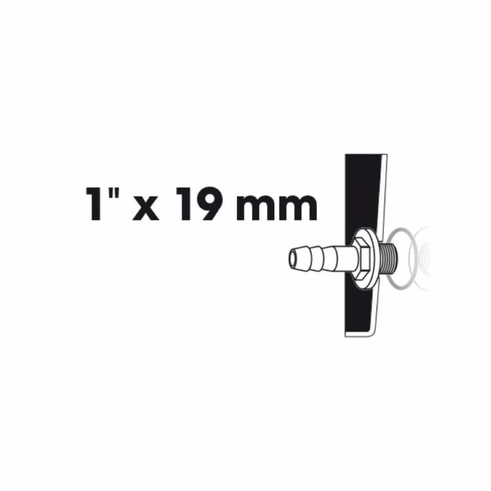 FOUDEBASSIN.COM Embout à olive filetage mâle 1 x Ø mm tuyau - Ø25 (1") x Ø19 (¾") mm 8711465100441 1510044