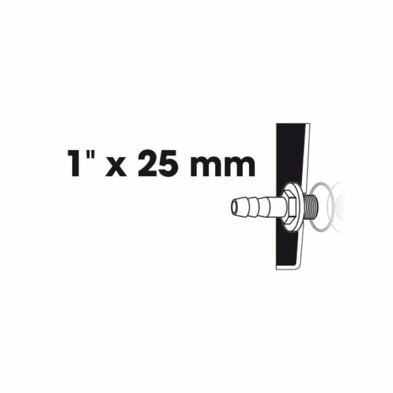 FOUDEBASSIN.COM Embout à olive filetage mâle 1 x Ø mm tuyau - Ø25 (1") x Ø25 (1") mm 8711465100458 1510045
