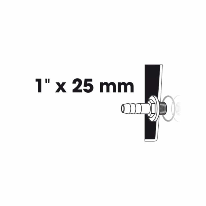 FOUDEBASSIN.COM Embout à olive filetage mâle 1 x Ø mm tuyau - Ø25 (1") x Ø25 (1") mm 8711465100458 1510045