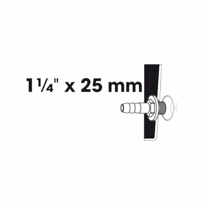 FOUDEBASSIN.COM Embout à olive filetage mâle 1 x Ø mm tuyau - Ø32 (1¼") x Ø25 (1") mm 8711465100465 1510046