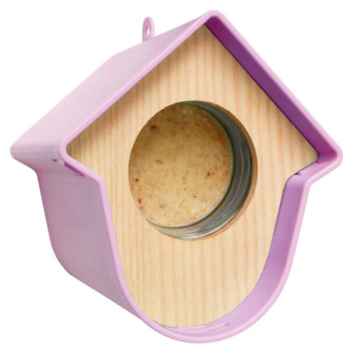 FOUDEBASSIN.COM Mangeoires & Abreuvoirs EVIE PORTE POT BEURRE DE CACAHUÈTE+NICHOIR+MAISON MAUVE 8713864997714 17926