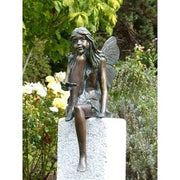 FOUDEBASSIN.COM Fee sitzend mit Schmetterling, 36 cm hoch 2200259000 89054