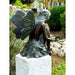 FOUDEBASSIN.COM Fee sitzend mit Schmetterling, 36 cm hoch 2200259000 89054