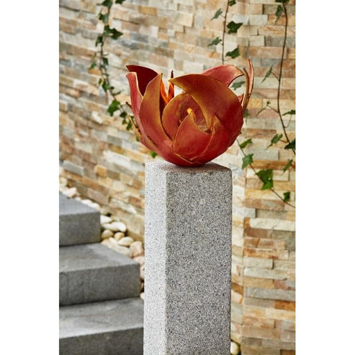 FOUDEBASSIN.COM Feuerschale Flamme, Bronze, grün patiniert 830039900 22059