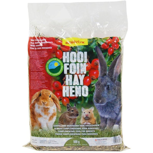 FOUDEBASSIN.COM Nourriture FOIN AUX BAIES D'EGLANTIERS 1/2 KG FUNNY 5400351330576