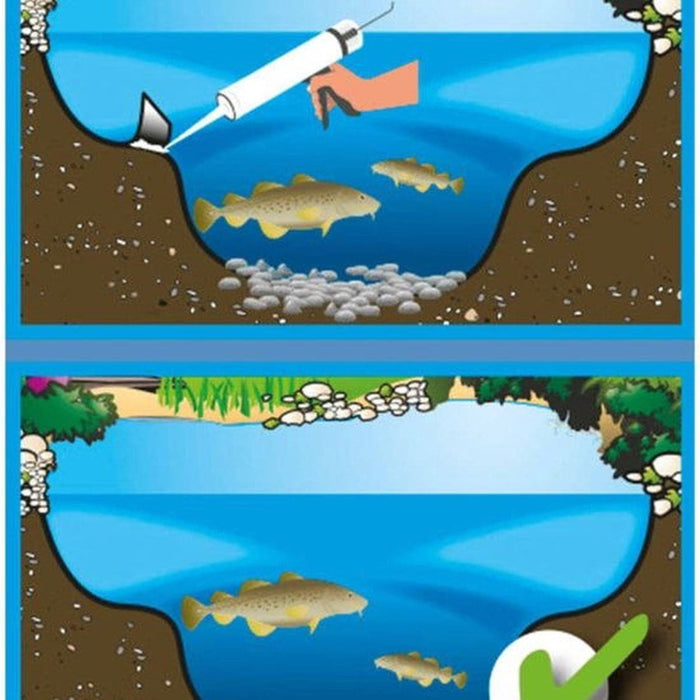 FOUDEBASSIN.COM FoliColl Universal PVC-EPDM - colle ou colmate sous/hors l'eau pour bâches de bassin Aqualiner-PVC ou Aquaflexiliner-EPDM, surface de pose +/- 3m², exempt de solvants, isocyanates et silicone - 315 g 8711465391139 1339113