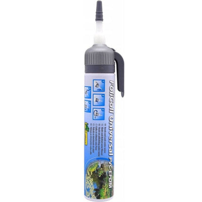FoliColl Universal PVC-EPDM - colle ou colmate sous/hors l'eau pour bâches de bassin Aqualiner-PVC ou Aquaflexiliner-EPDM, surface de pose +/- 3m², exempt de solvants, isocyanates et silicone - 315 g