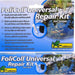 FOUDEBASSIN.COM FoliColl Universal PVC-EPDM / Repair Kit - colle ou colmate sous/hors l'eau pour bâches de bassin Aqualiner-PVC ou Aquaflexiliner-EPDM, surface de pose +/- 3m², exempt de solvants, isocyanates et silicone. Livré avec son patch prédécoupé (Aqualiner® PVC - 8711465391122 1339112