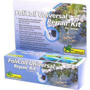 FOUDEBASSIN.COM FoliColl Universal PVC-EPDM / Repair Kit - colle ou colmate sous/hors l'eau pour bâches de bassin Aqualiner-PVC ou Aquaflexiliner-EPDM, surface de pose +/- 3m², exempt de solvants, isocyanates et silicone. Livré avec son patch prédécoupé (Aqualiner® PVC - 8711465391122 1339112