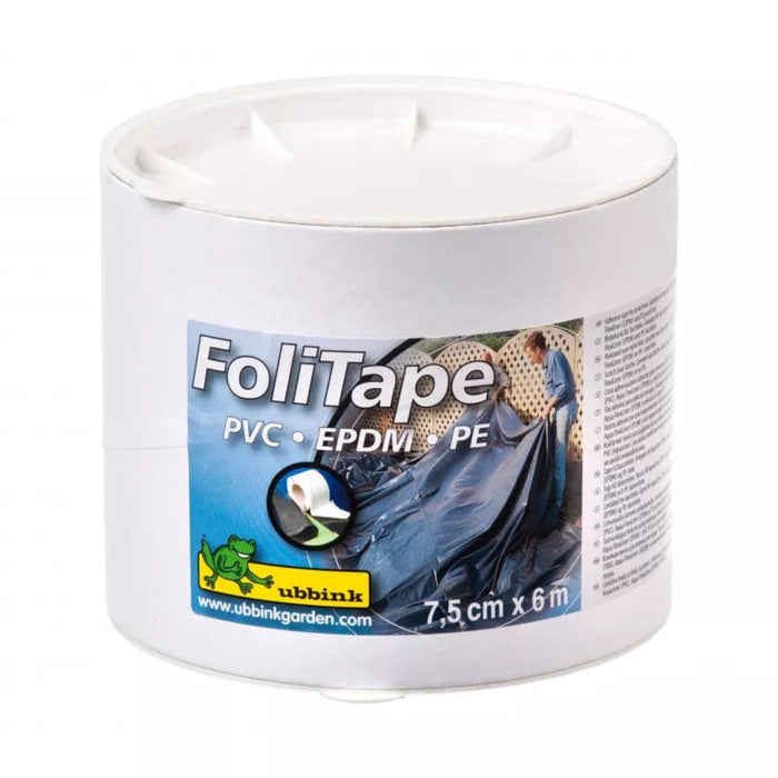 FOUDEBASSIN.COM FoliTape Universal - Réparation adhésif universel pour bâches de bassin PVC, PE et EPDM - 7,5 cm x 6m 8711465391054 1339105