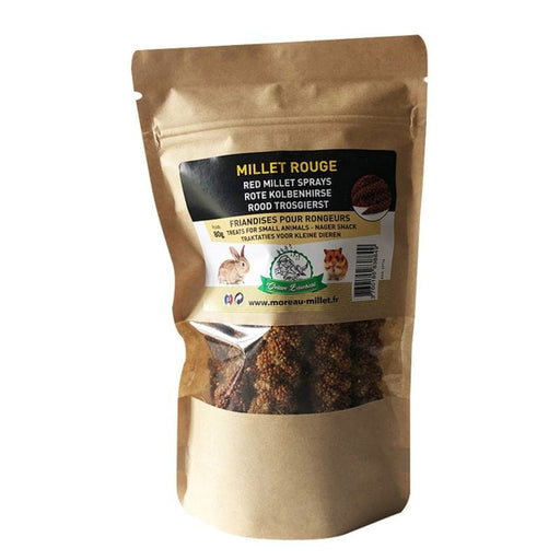 FOUDEBASSIN.COM FRIANDISE MILLET ROUGE EN MINI GRAPPE RONGEUR 80G 3760185838849