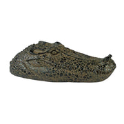 FOUDEBASSIN.COM Gargouille flottante "Tête de crocodile" - coloris anthracite/bronze, polyrésine, Ø9-13 mm - H10 x 34 x 16 cm 8711465860963 1386096