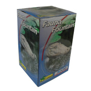 FOUDEBASSIN.COM Gargouille flottante "Tête de crocodile" - coloris anthracite/bronze, polyrésine, Ø9-13 mm - H10 x 34 x 16 cm 8711465860963 1386096
