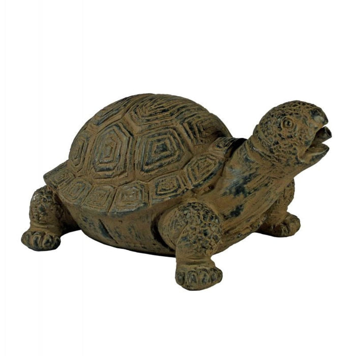 FOUDEBASSIN.COM Gargouille "Tortue" - coloris anthracite/bronze, polyrésine, Ø9-13 mm - H14 x 21 x 18 cm 8711465860918 1386091