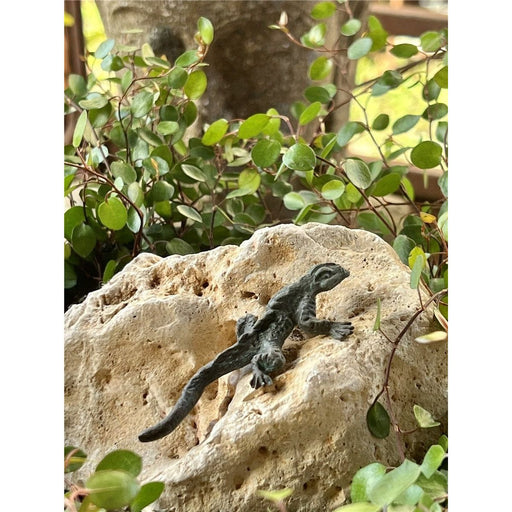 FOUDEBASSIN.COM Gecko klein L7cm auf Mondstein 5489501390 991354
