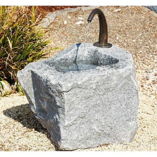FOUDEBASSIN.COM Granit Trog groß mit Wasserauslauf 88875g 180079800 42043